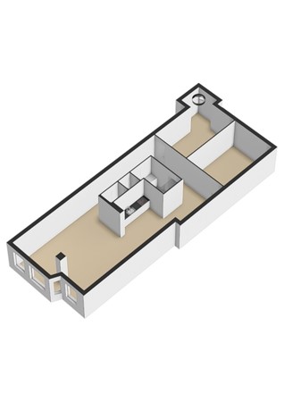 Floor plan - Markt 16B, 5611 EB Eindhoven 